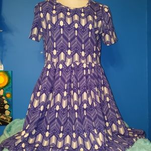 XL LuLaRoe Purple Amelia